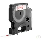 Dymo S0720700 | 40915 | röd text - vit tejp | 9mm (original)