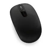 Microsoft Wireless Mobile Mouse 1850 - Mus - höger- och vänsterhänta - optisk - 3 knappar - trådlös - 2.4 GHz - trådlös USB-mottagare - svart