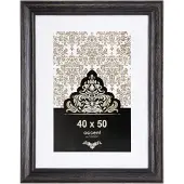 Nielsen 3241003 Växelram akryl Pappersformat: 40 x 50 cm (B x H) 40 cm x 50 cm Svart