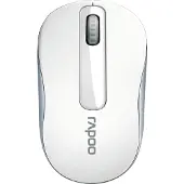 Rapoo M10Plus WiFi mus Sladdlös, USB Vit 1000 dpi Ergonomisk