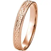 Kohinoor 003-621P diamantslipad ring roséguld 15½