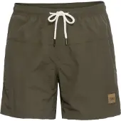 Urban Classics Badshorts 'Block Swim' khaki