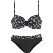 LASCANA Bikini marinblå / vit