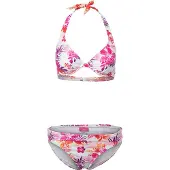 Venice beach Bikini rosa / vit