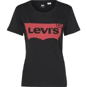 Levi's T-shirts med korta ärmar THE PERFECT TEE kvinnor - Svart - EU S