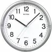 Rhythm Väggklocka Silver CMG434-BR19 28cm