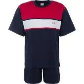 H.I.S. Pyjamas kort marinblå / röd / vit