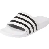 Adidas Originals Badtofflor Adilette - Vit/svart, storlek 39