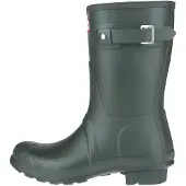 Hunter för kvinnor. WFS1000RMA Regnstövlar Original Short olivgrön (37), Karta, Ingen, Casual, PVC