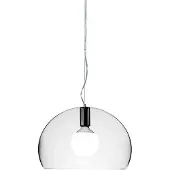 Kartell Taklampa , FL/Y, dimbara, Transparent, Vardagsrum, Plast, Design
