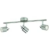 Philips Essentials Meranti tak-/väggspotlight 3 x, Utanpåliggande spotlight, GU10, 3 lampor, LED, 220-240 V, Krom
