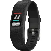 Garmin vívofit 4 - Aktivitetspårare med band - TPU-silikon - svart - bandstorlek: L - åttafärgad - Bluetooth, ANT+/ANT - 25.5 g
