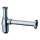 Hansgrohe flaska-/avloppsvattenlås 5/4 med avloppsrör och rosett