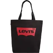 Levi's Shoppingväska 'Batwing Tote Bag' karminröd / svart