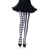 Kamasutoys Sexy LEG AVENUE - SVART/VIT HARLEKJYNTIGHTS TU transparent