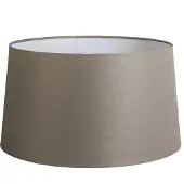 QAZQA Linneskärm Taupe 45 cm