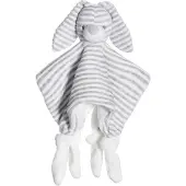Teddykompaniet Snuttefilt - Kanin - Grå/Vitrandig - - One Size - Snuttefilt