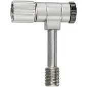 Topeak Pressuere Rite Shock Adapter Silver