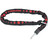 Trelock ZR 455 Insert Chain 100cm svart/röd 2023 Låshållare