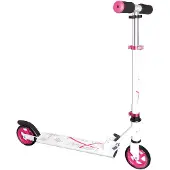 Globber aluminium scooter sparkcykel 125 mm, vit/rosa, AU 347