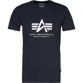 Alpha industries T-shirt marinblå / vit