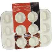 Patisse muffinsform 35 x 27 cm stål koppar/vit