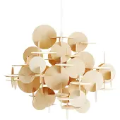 Normann Copenhagen Taklampa , Beige, Vardagsrum, Trä