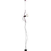 Flos Taklampa , dimbara, Röd, Vardagsrum, Plast, Design
