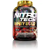 Muscletech , Nitro Tech, 100% Whey Guld, Cookies och Krem, 5 lbs (2,27 kg)