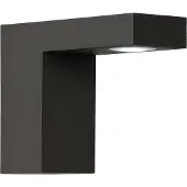 Lucide LED utomhus vägglampa Taxas, Svart, Aluminium / grå / zink, Modern, LED-vägglampa utomhus