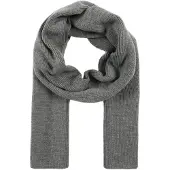 Jack & Jones Halsduk 'JACDna' mörkgrå / svart / vit