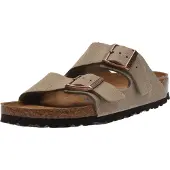Birkenstock Pantolette 'Arizona' taupe