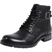 Jack & Jones Boots med snörning 'Albany' svart
