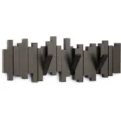 Umbra Designer väggklädhängare Sticks Espresso 49,2 x 18,1 x 2,9 cm