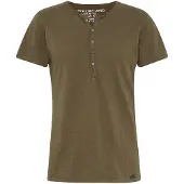 Key Largo T-shirt 'MT LEMONADE button' oliv