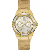 GUESS Ladies Limelight Watch Beige