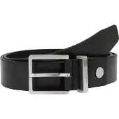 Calvin Klein Leather Belt - - Black - Men - 90 Cm