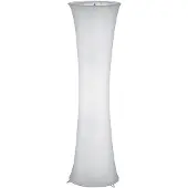 TRIO Golvlampa 'FL Actros wit' Moderna vit/tyg - Passande för LED / Inomhus