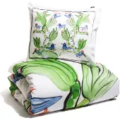 Teknikproffset Fågelsång Bäddset Satin Vit 150X210