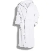 Kosta Linnewäfveri Badrock Med Huva Vit L/Xl