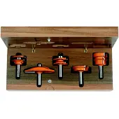 Cmt Fräs borrset for kitchen; 12 mm; profile A; 5 delars