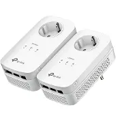 TP-LINK TL-PA8030P KIT - Starter Kit - Powerline-adapter 1GbE, HomePlug AV (HPAV), HomePlug AV (HPAV) 2.0 - vägginsticksbar