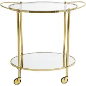 Bloomingville fint barbord guld glas