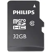 Philips Micro SDHC minneskort + adapter 32GB | klass 10 |