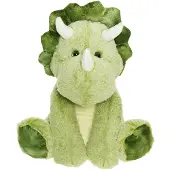 Teddykompaniet Gosedjur - Stor Dinosaur - 36 cm - Grön - - One Size - Gosedjur