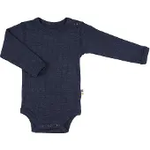 Joha Body - Ull/Silke - l/ä - Marinblå - - 60 - Body L/Ä