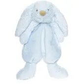 Teddykompaniet Snuttefilt - Kanin - 28 cm - Ljusblå - - One Size - Snuttefilt