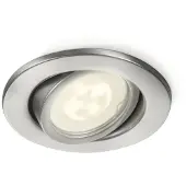 Philips myGarden Fresco infällda spotlights 4,6 W GU10, Punktbelysning för utomhusbruk, Rostfritt stål, Metall, IP20, Trädgård, Terass, II