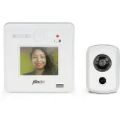 Alecto Digital dörrspion med 2,4" display Vit