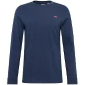 Levi's T-shirt 'LS Housemark Tee' marinblå